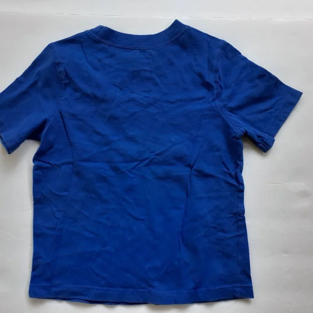 Old Navy Boys T-Shirt Blue Short Sleeve Awesome 5T